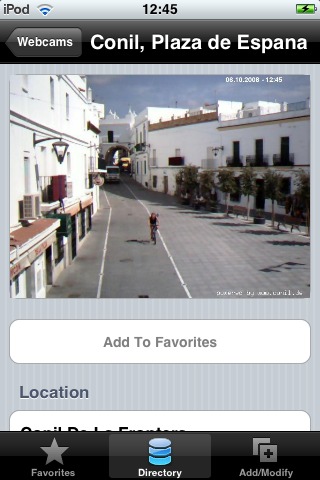 Webcam de Conil de la Frontera, Cadiz